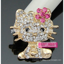 Broche animal de la broche del rhinestone de la venta caliente de moda del cutie